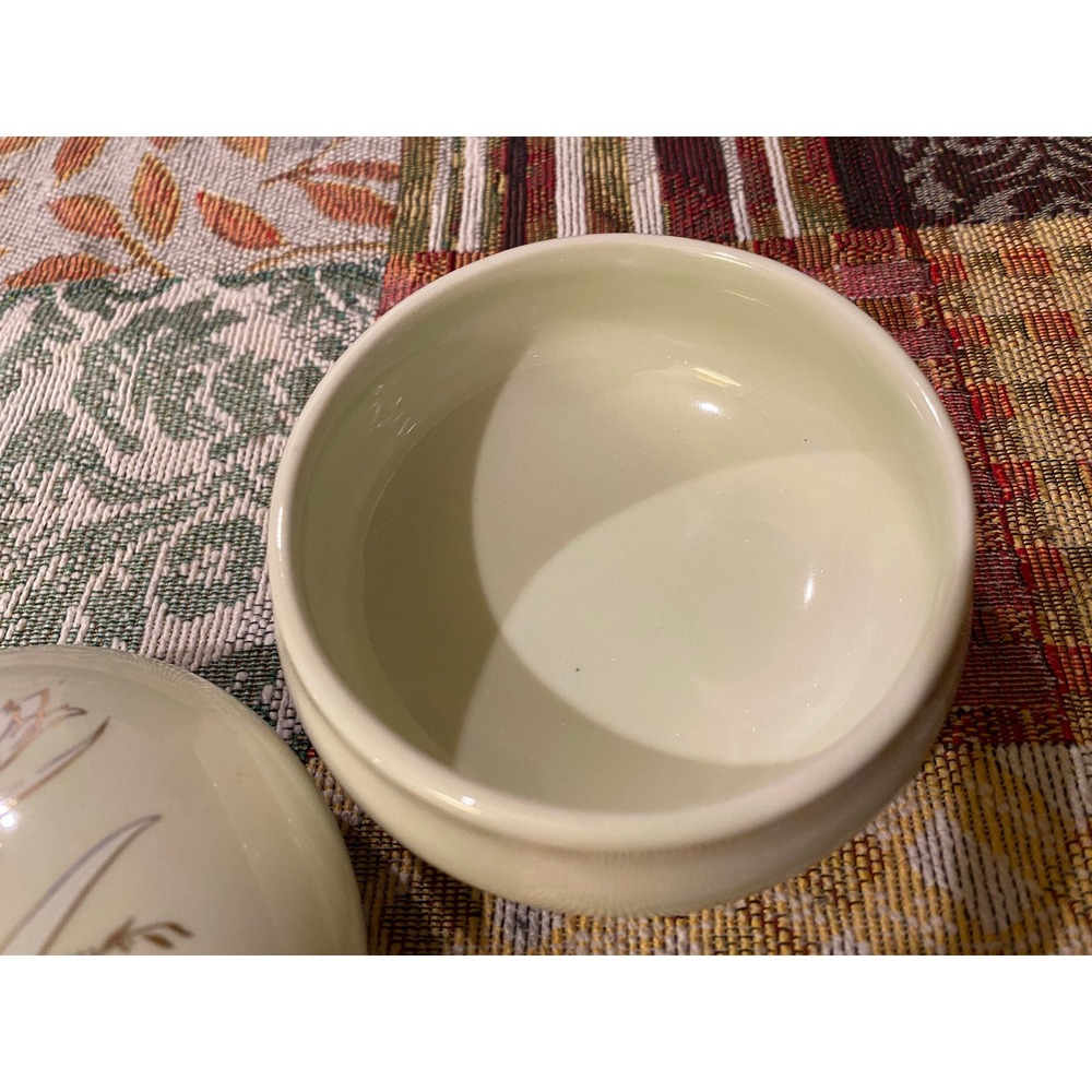 Vintage ceramic powder box / trinket box - unique - Picture 7 of 7